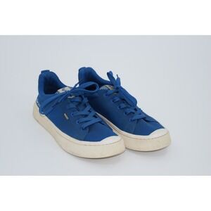 Cariuma 4Ocean Blue Canvas Low Top‎ Sneakers Women's Size 7.5